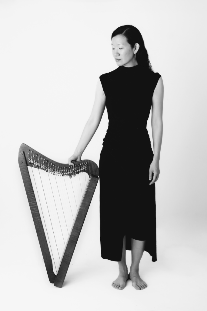 Image of harpist Alex Chang
